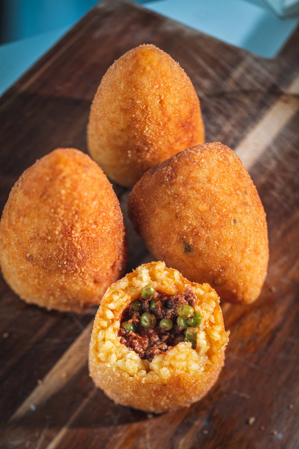 Delicious home made rice balls  from Sicily, called Arancine